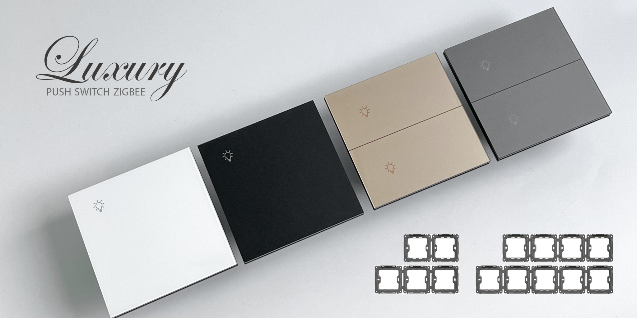 کلید هوشمند فشاری سری لوکس(خانه هوشمند باستک)